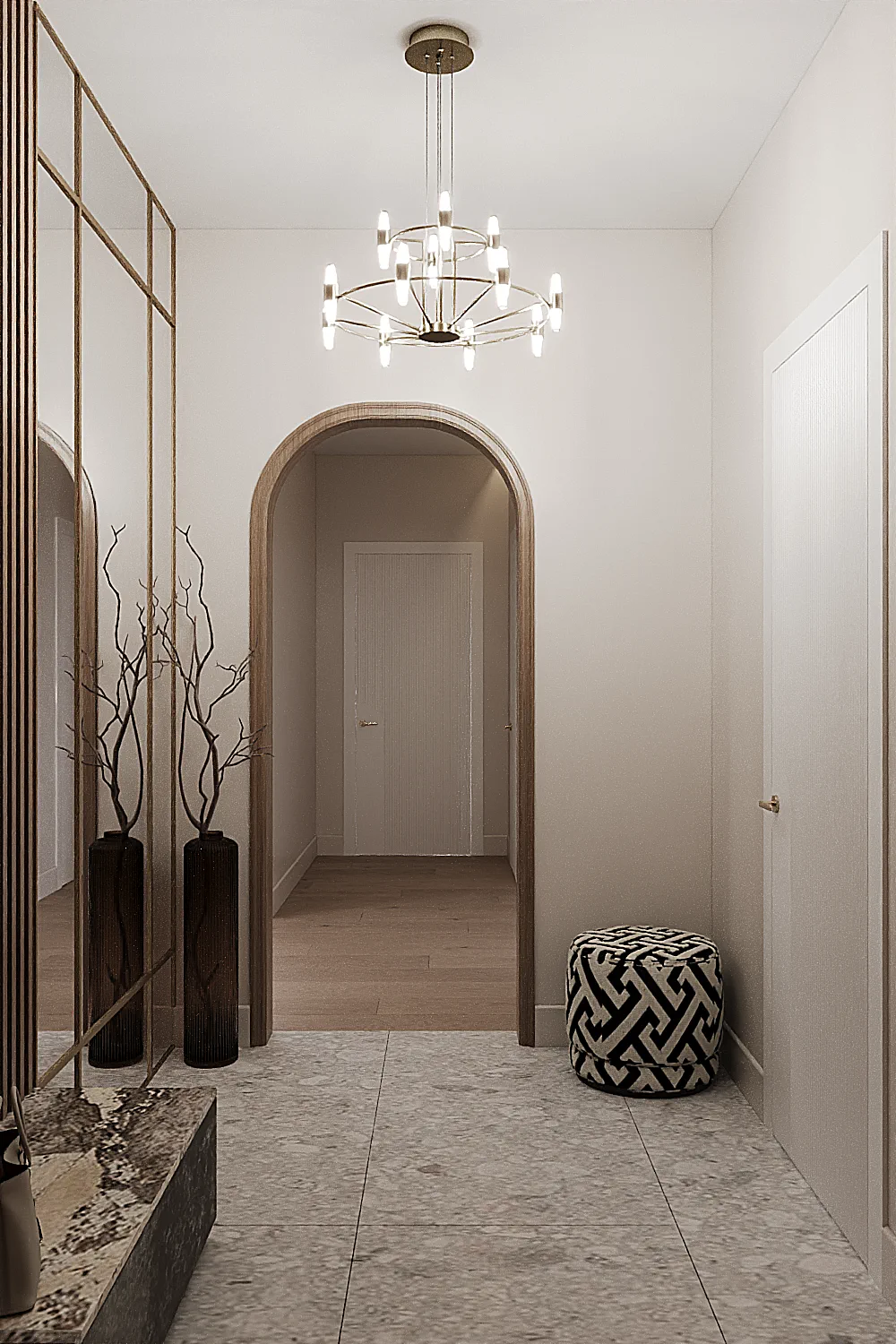 Kostino House — Symphony of Textures, interior view 01, كوستينو، منطقة موسكو، روسيا