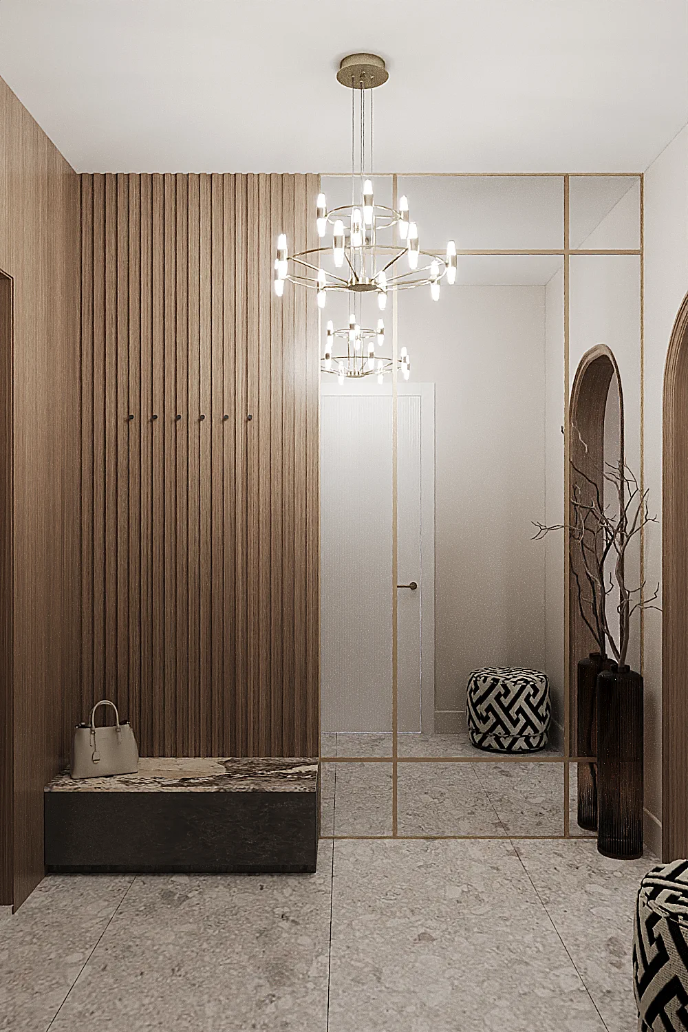 Kostino House — Symphony of Textures, interior view 03, كوستينو، منطقة موسكو، روسيا