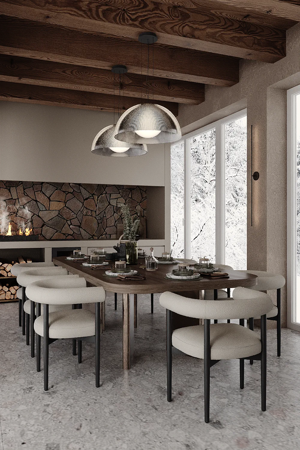 Kostino House — Symphony of Textures, interior view 23, كوستينو، منطقة موسكو، روسيا