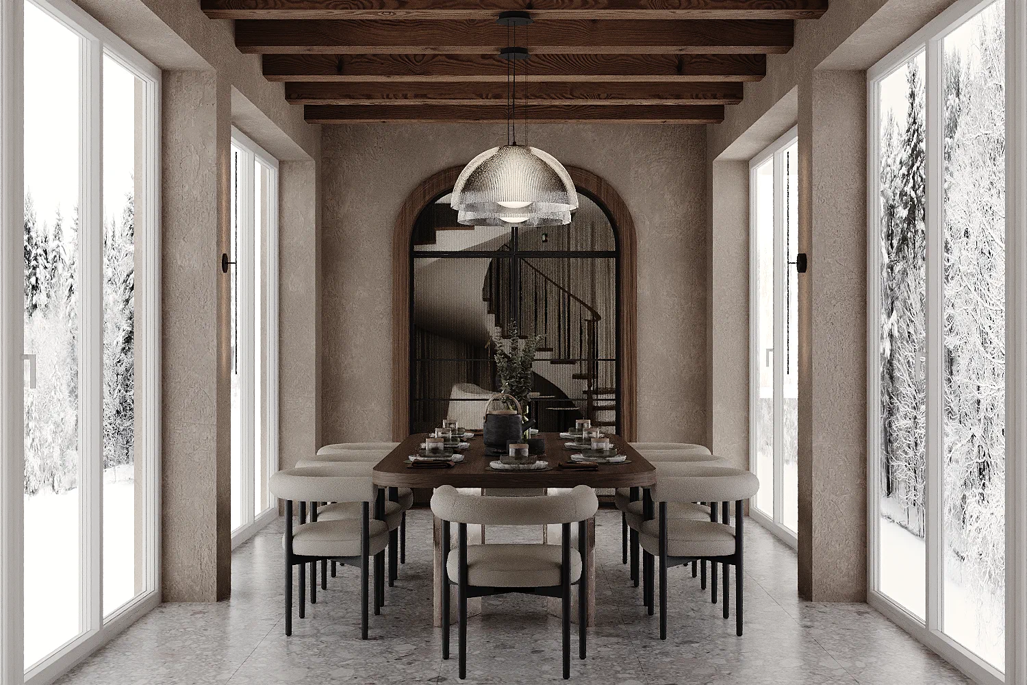 Kostino House — Symphony of Textures, interior view 25, كوستينو، منطقة موسكو، روسيا