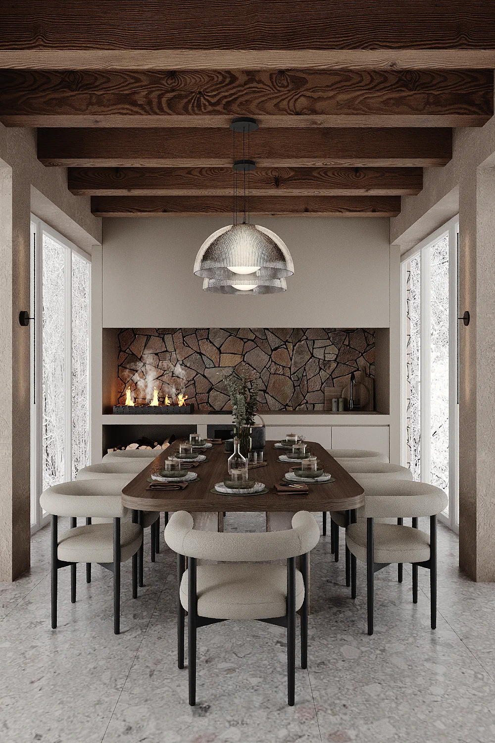 Kostino House — Symphony of Textures, interior view 26, كوستينو، منطقة موسكو، روسيا