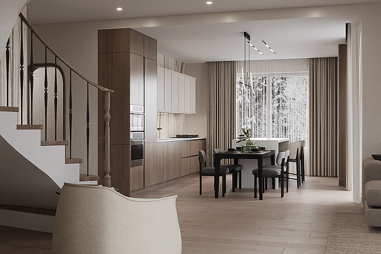 Kostino House — Symphony of Textures, interior view 48, كوستينو، منطقة موسكو، روسيا