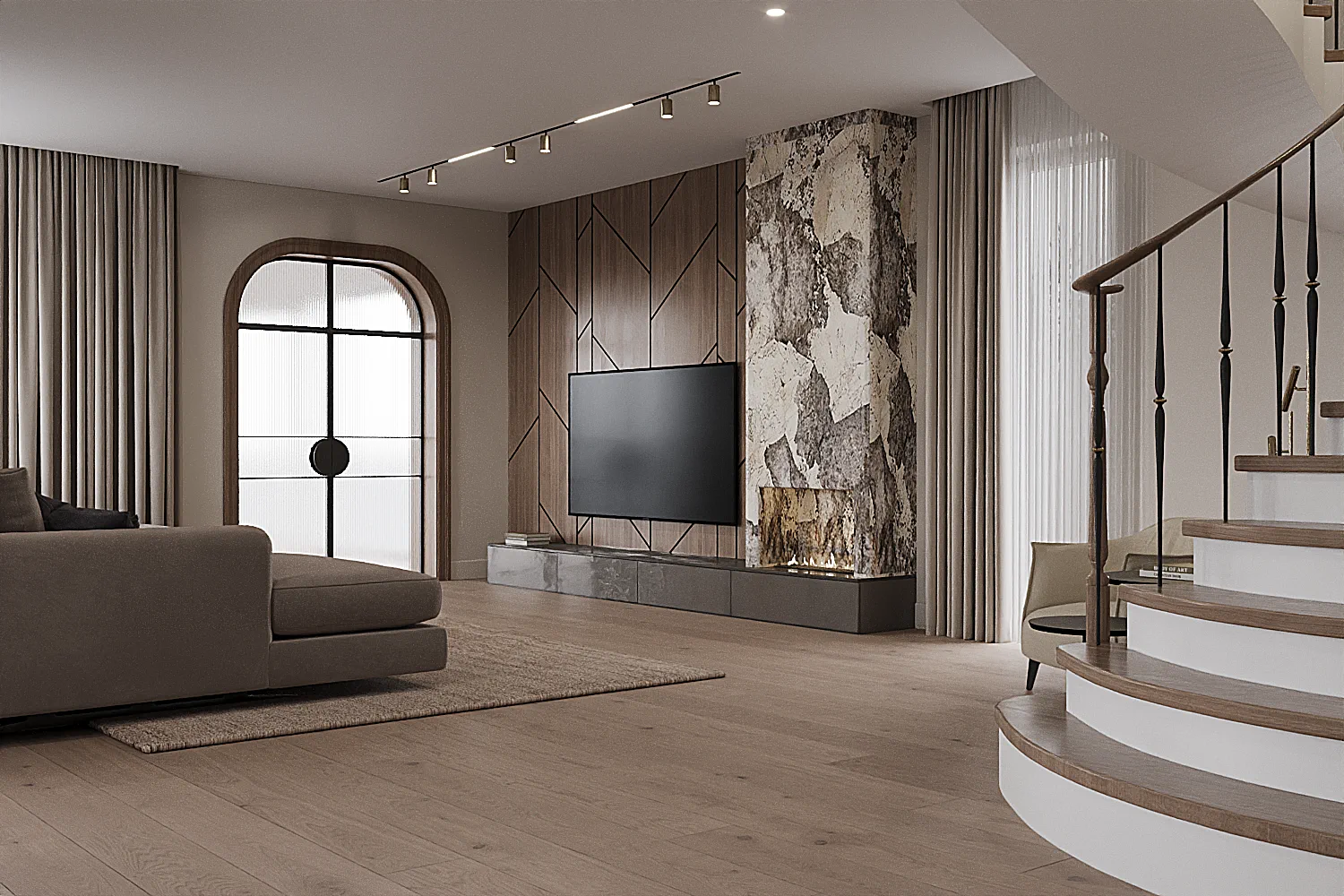 Kostino House — Symphony of Textures, interior view 51, كوستينو، منطقة موسكو، روسيا