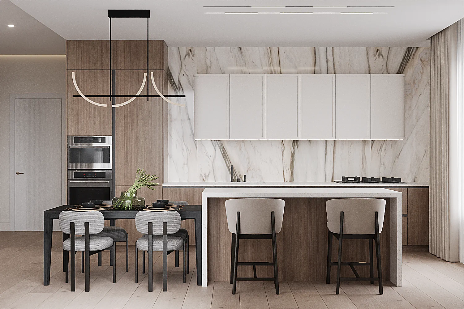 Kostino House — Symphony of Textures, interior view 54, كوستينو، منطقة موسكو، روسيا