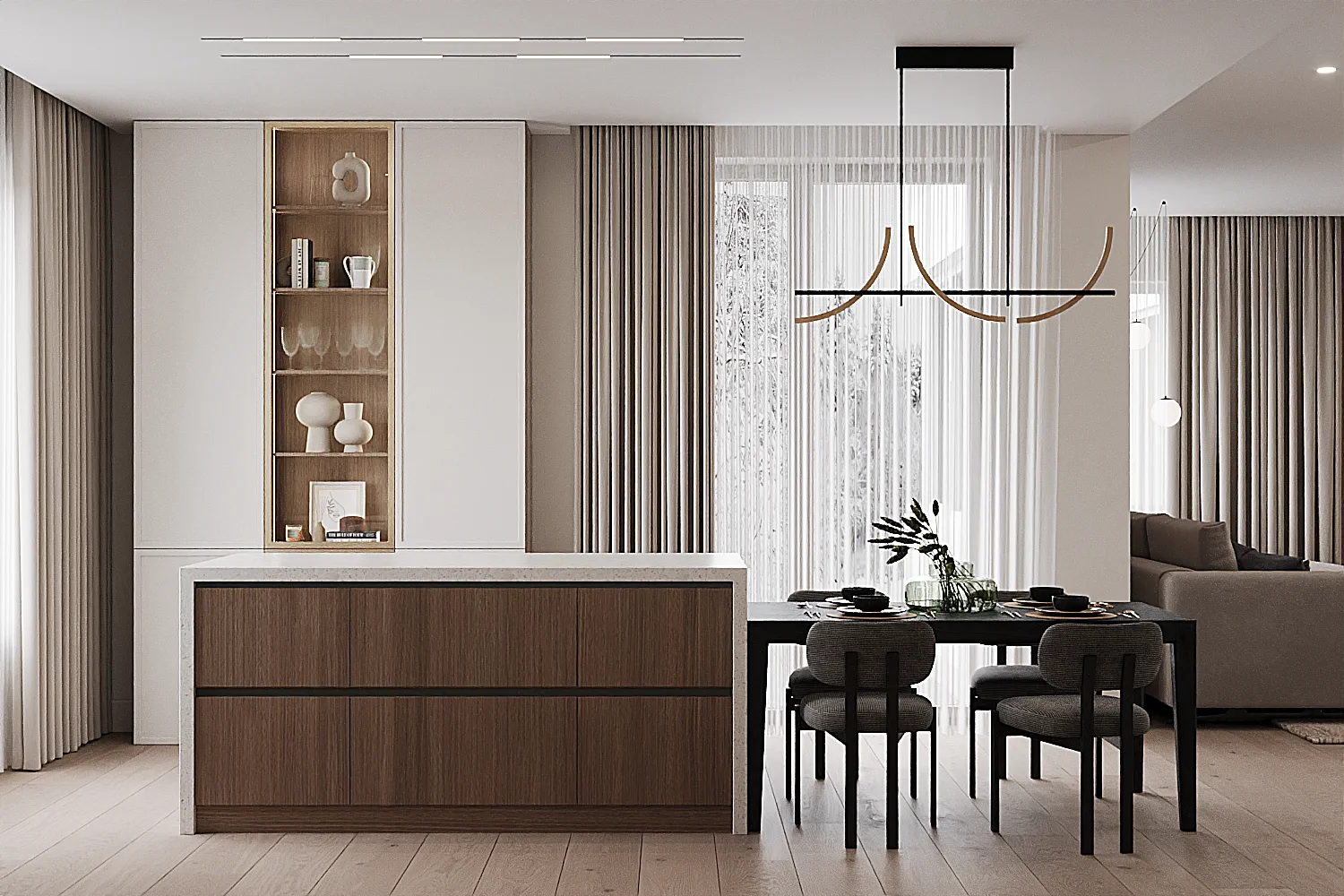 Kostino House — Symphony of Textures, interior view 55, كوستينو، منطقة موسكو، روسيا