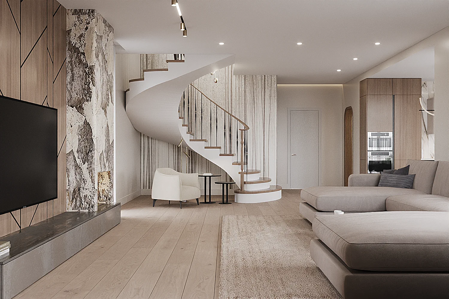 Kostino House — Symphony of Textures, interior view 56, كوستينو، منطقة موسكو، روسيا