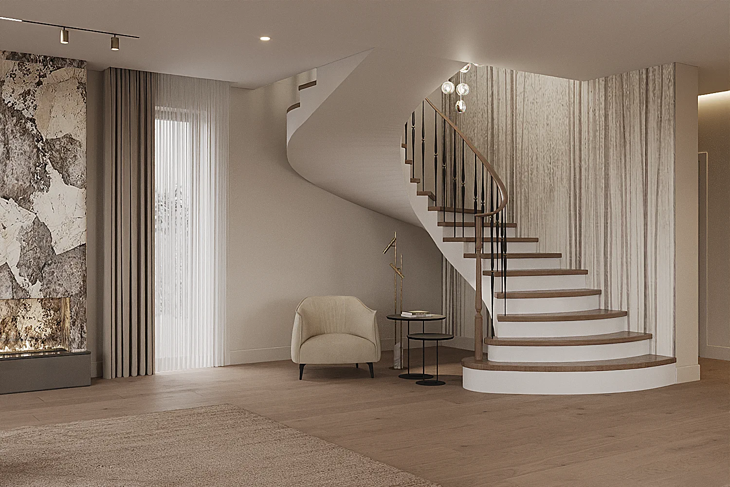 Kostino House — Symphony of Textures, interior view 57, كوستينو، منطقة موسكو، روسيا